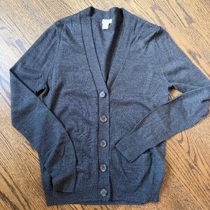 J Crew Factory Grey Cardigan
